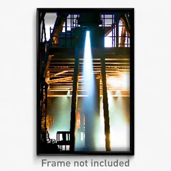 Pixel Art Poster - Warped Mill (8 Bit Psychedelic Trippy Weird Video Game Print)