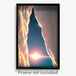 Pixel Art Poster - Pure Climb (8 Bit Psychedelic Trippy Weird Video Game Print)
