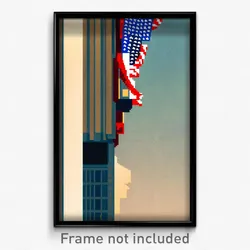Pixel Art Poster - Unimaginable Fourth Of July (8 Bit Video Game Print)