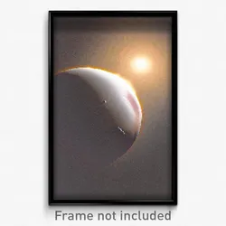 Pixel Art Poster - Brilliant Pluto (8 Bit Psychedelic Trippy Video Game Print)