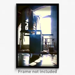 Pixel Art Poster - Unknown Drying Machine (8 Bit Psychedelic Video Game Print)