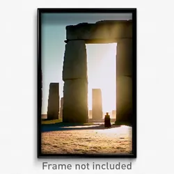 Pixel Art Poster - Enormous Henge (8 Bit Psychedelic Trippy Video Game Print)
