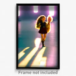 Pixel Art Poster - Fluffy Relicry (8 Bit Psychedelic Trippy Video Game Print)
