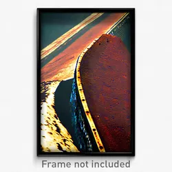 Pixel Art Poster - Rusty Switchback (8 Bit Psychedelic Trippy Video Game Print)