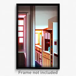 Pixel Art Poster - Humble Hutch (8 Bit Psychedelic Trippy Video Game Print)