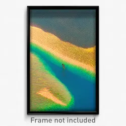 Pixel Art Poster - Striped Cay (8 Bit Psychedelic Trippy Weird Video Game Print)