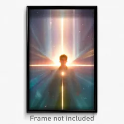 Pixel Art Poster - Outrageous Mind Journey (8 Bit Psychedelic Video Game Print)