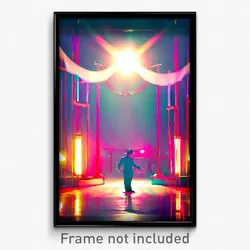 Pixel Art Poster - Shifty Circus (8 Bit Psychedelic Trippy Video Game Print)