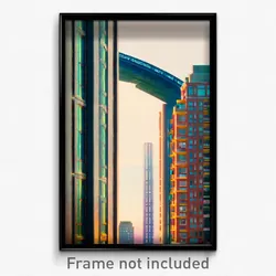 Pixel Art Poster - Ordinary Rise (8 Bit Psychedelic Trippy Video Game Print)