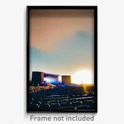 Pixel Art Poster - Stimulating Amphitheatre (8 Bit Psychedelic Video Game Print)