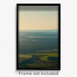 Pixel Art Poster - Huge Land (8 Bit Psychedelic Trippy Weird Video Game Print)