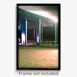 Pixel Art Poster - Basic Pavillion (8 Bit Psychedelic Trippy Video Game Print)