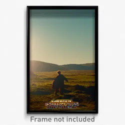 Pixel Art Poster - Gargantuan Downland (8 Bit Psychedelic Video Game Print)