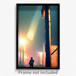 Pixel Art Poster - Measly Ghetto (8 Bit Psychedelic Trippy Video Game Print)