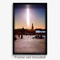 Pixel Art Poster - Shifty Copenhagen (8 Bit Psychedelic Trippy Video Game Print)