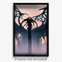 Pixel Art Poster - Vast Grotesque (8 Bit Psychedelic Trippy Video Game Print)