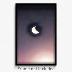 Pixel Art Poster - Dizzying Moon (8 Bit Psychedelic Trippy Video Game Print)