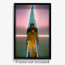 Pixel Art Poster - Clear Ego Death (8 Bit Psychedelic Trippy Video Game Print)