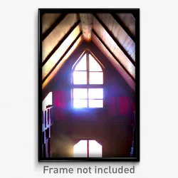 Pixel Art Poster - Villainous Attic (8 Bit Psychedelic Trippy Video Game Print)