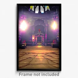 Pixel Art Poster - Imperfect Dungeon (8 Bit Psychedelic Trippy Video Game Print)