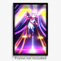 Pixel Art Poster - Anime Like Spectacle (8 Bit Psychedelic Video Game Print)
