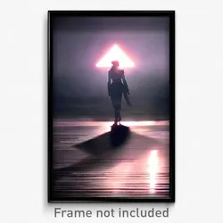 Pixel Art Poster - Tremendous Lancet (8 Bit Psychedelic Trippy Video Game Print)