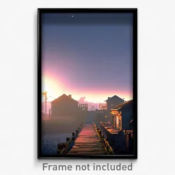 Pixel Art Poster - Grimy Dike (8 Bit Psychedelic Trippy Weird Video Game Print)