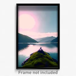Pixel Art Poster - Infinite Loch (8 Bit Psychedelic Trippy Video Game Print)