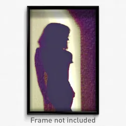 Pixel Art Poster - Shady Shadow (8 Bit Psychedelic Trippy Video Game Print)