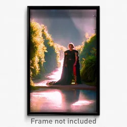 Pixel Art Poster - Unkempt Arrowslit (8 Bit Psychedelic Trippy Video Game Print)