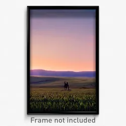 Pixel Art Poster - Stark Prairie (8 Bit Psychedelic Trippy Video Game Print)