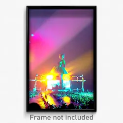 Pixel Art Poster - Stimulating Fest (8 Bit Psychedelic Trippy Video Game Print)