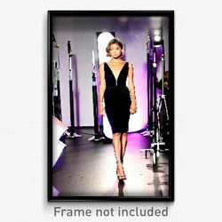 Pixel Art Poster - Glamorous Stand (8 Bit Psychedelic Trippy Video Game Print)