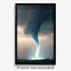 Pixel Art Poster - Drab Tornado (8 Bit Psychedelic Trippy Video Game Print)