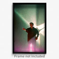 Pixel Art Poster - Unwelcoming Vicarge (8 Bit Psychedelic Video Game Print)