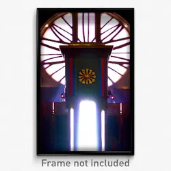 Pixel Art Poster - Outstanding Pulpit (8 Bit Psychedelic Video Game Print)