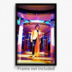 Pixel Art Poster - Glamorous Cruise (8 Bit Psychedelic Trippy Video Game Print)