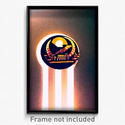 Pixel Art Poster - Circular Movie Awards (8 Bit Psychedelic Video Game Print)