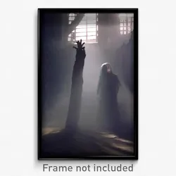 Pixel Art Poster - Haunted Reaches (8 Bit Psychedelic Trippy Video Game Print)
