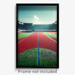 Pixel Art Poster - Complex Track (8 Bit Psychedelic Trippy Video Game Print)