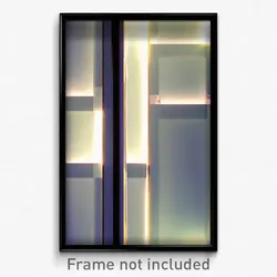 Pixel Art Poster - Rectangular Duchy (8 Bit Psychedelic Trippy Video Game Print)
