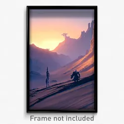 Pixel Art Poster - Barren Fief (8 Bit Psychedelic Trippy Weird Video Game Print)