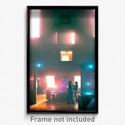 Pixel Art Poster - Memorable Safehouse (8 Bit Psychedelic Video Game Print)