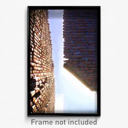 Pixel Art Poster - Rough Brickyard (8 Bit Psychedelic Trippy Video Game Print)