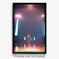 Pixel Art Poster - Familiar Karst (8 Bit Psychedelic Trippy Video Game Print)
