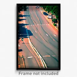 Pixel Art Poster - Unwelcoming Boulevard (8 Bit Psychedelic Video Game Print)