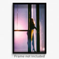 Pixel Art Poster - Attractive Vinyl (8 Bit Psychedelic Trippy Video Game Print)