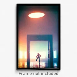 Pixel Art Poster - Sentimental Dell (8 Bit Psychedelic Trippy Video Game Print)