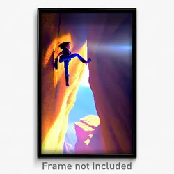 Pixel Art Poster - Marvelous Climb (8 Bit Psychedelic Trippy Video Game Print)