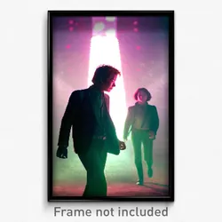 Pixel Art Poster - Imaginary Heath (8 Bit Psychedelic Trippy Video Game Print)